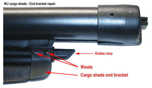 WJ Grand Cherokee Cargo Shade Bracket Repair Guide JeepSpecs