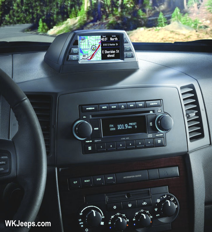 2007 jeep grand cherokee navigation radio