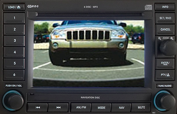Jeep Grand Cherokee WK - ParkView factory rear back-up camera
