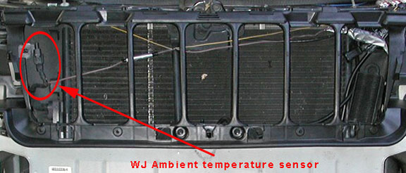 Ambient Temperature Sensor fits Jeep Grand Cherokee WK 2005-2016 