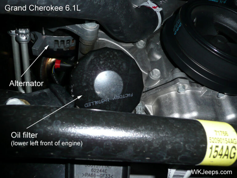 Jeep WK Grand Cherokee Engine Oil and Filter Change