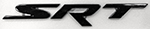 SRT8 badge - 2015 Red Vapor edition black badge