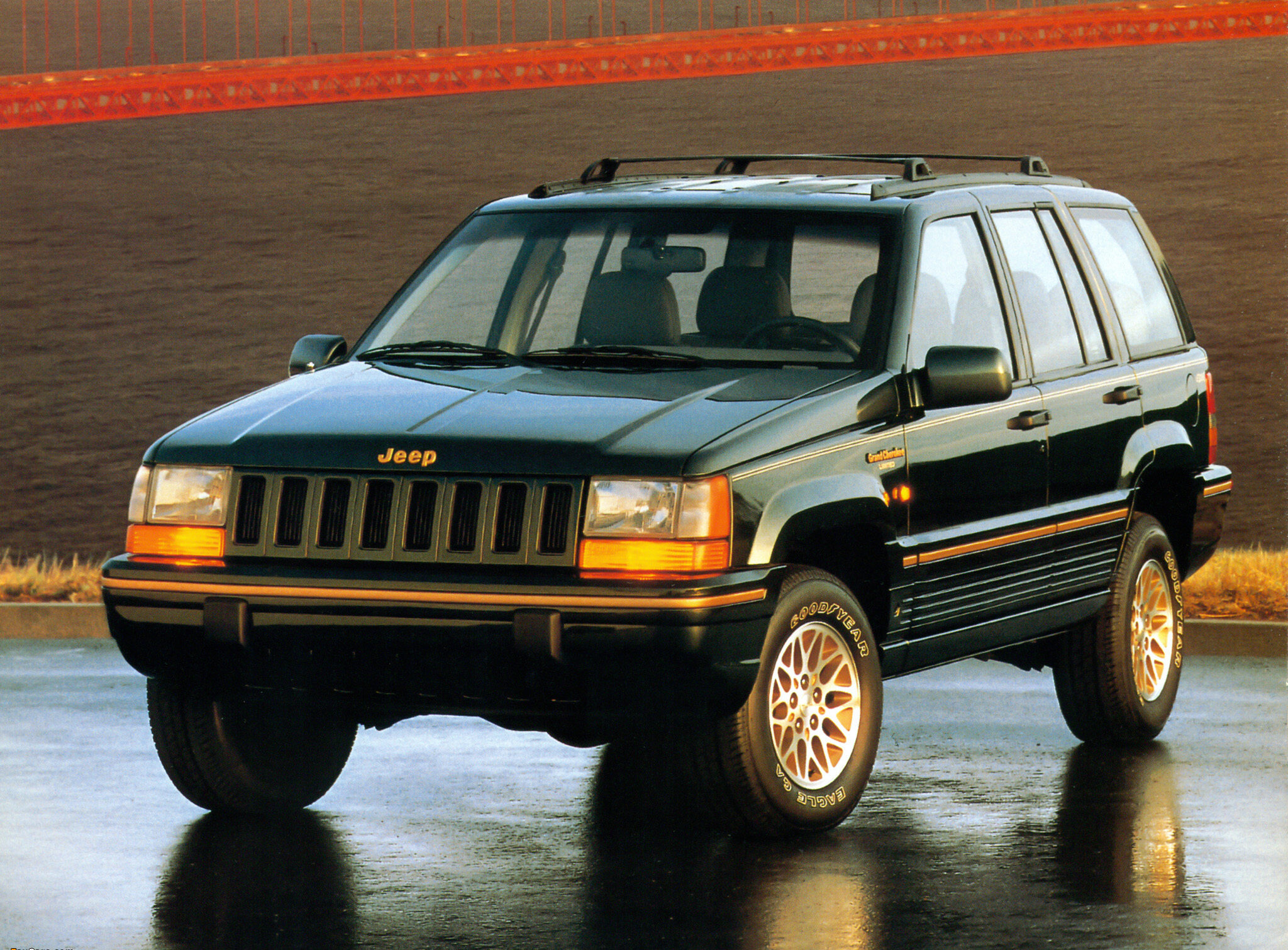 1993 Hunter Green Metallic Jeep Grand Cherokee