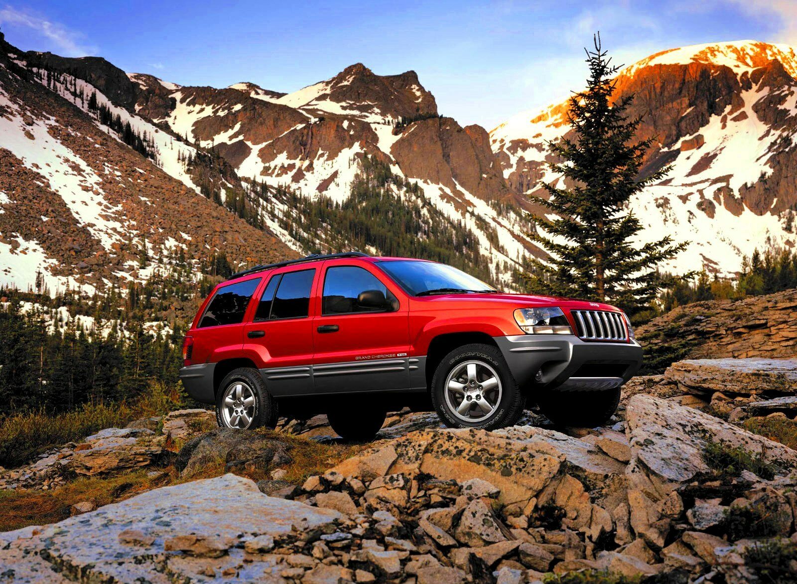 2003 Inferno Red Jeep Grand Cherokee