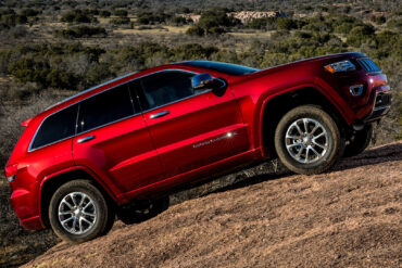 2013 Paprika Red Jeep Grand Cherokee