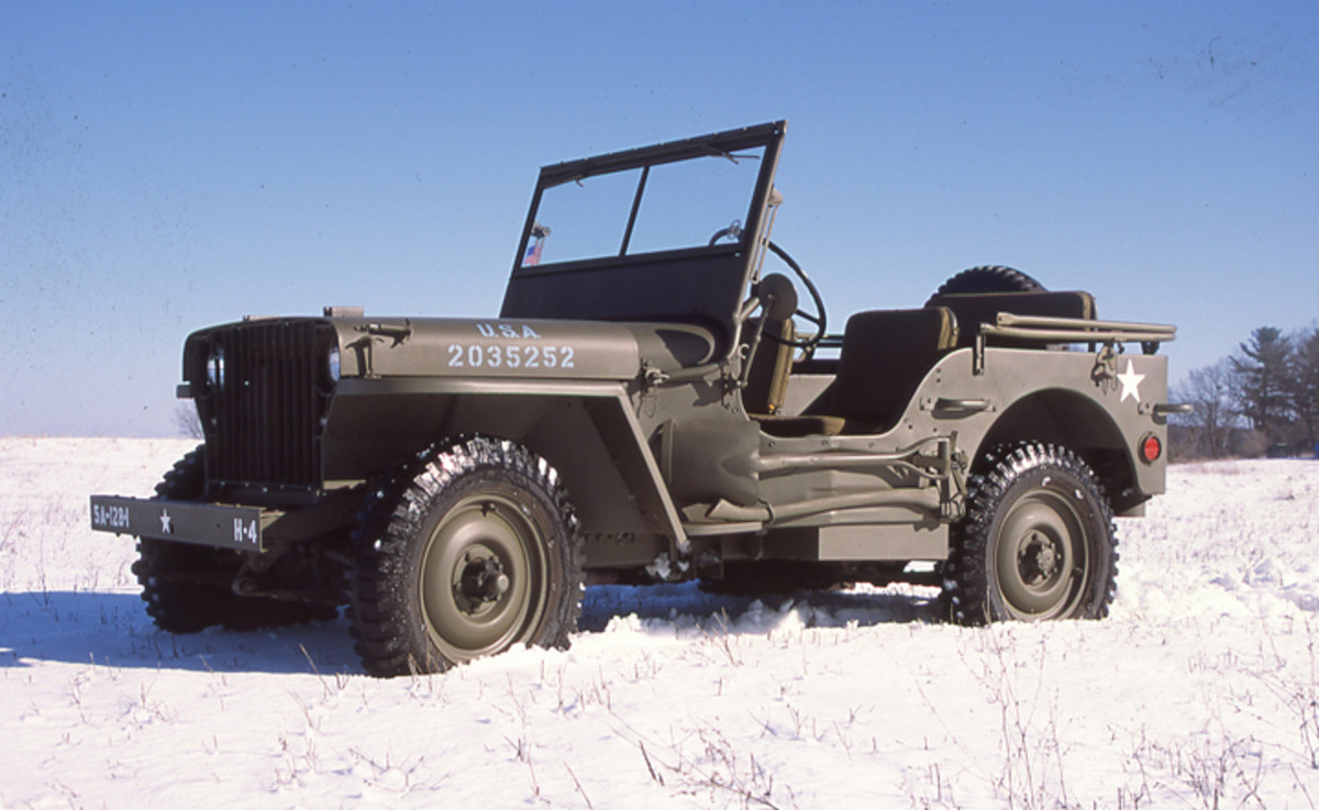 A World War II era Willys MB Jeep