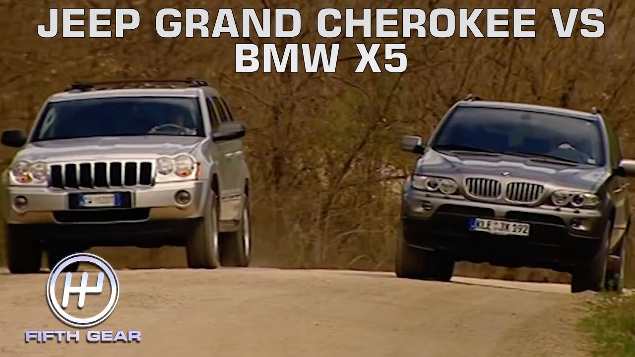 VIDEO: Jeep Grand Cherokee VS BMW X5 | Fifth Gear Classic - JeepSpecs.com