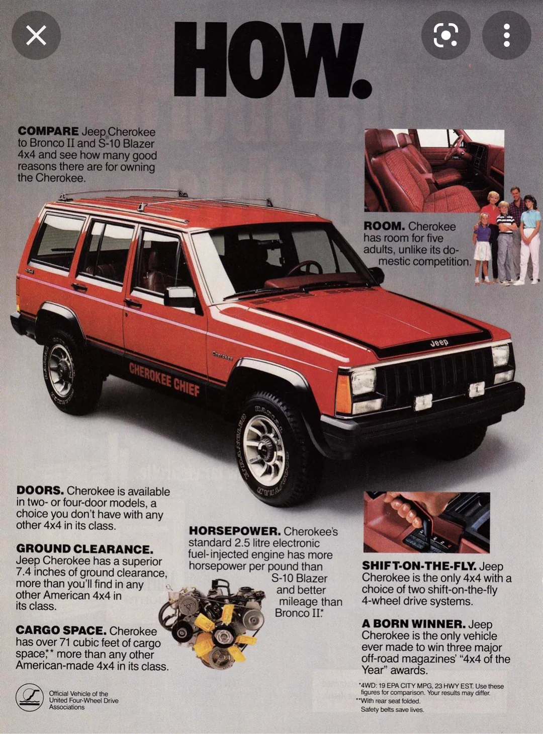 Positive Reviews from Car Magazines about XJ Jeep Cherokee